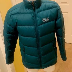 Mountain Hardwear Teal Down Puffer Jacket (Size S, fits true to size)